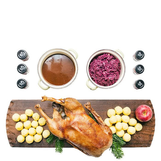 Ganze Hafermastgans (für ca. 5 Personen)