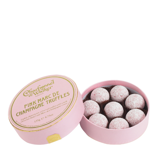 Pink Marc de Champagne Truffles