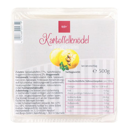 Käfer Kartoffelknödel mit Croutons