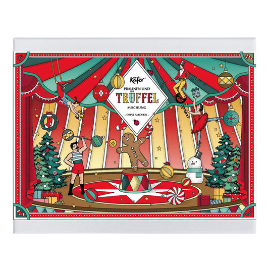 Weihnachts Pralinen- und Trüffelmischung, ohne Alkohol