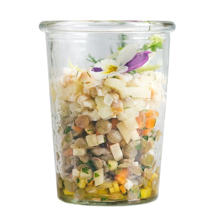 Balsamico Linsensalat