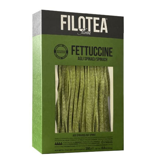 Fettuccine mit Spinat -