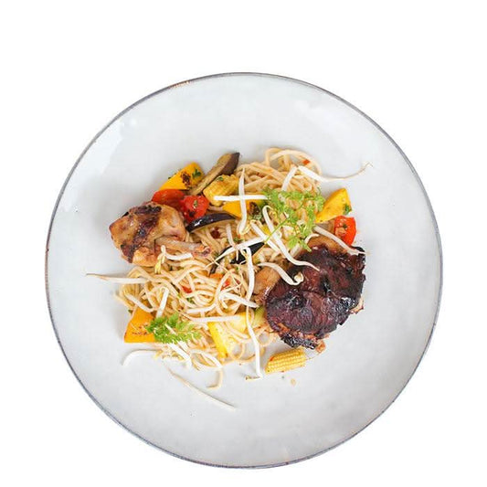 Gegrillte Thai Hähnchenkeulen