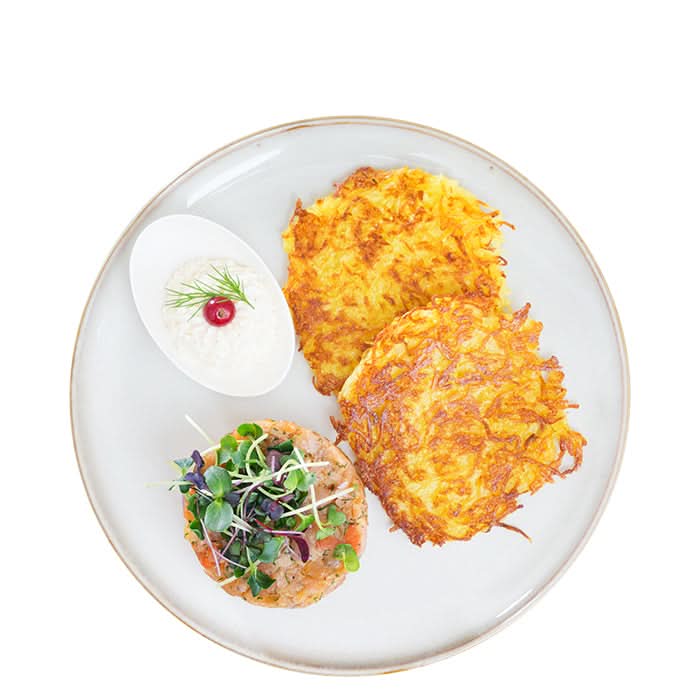 Tatar vom Käfer Räucherlachs