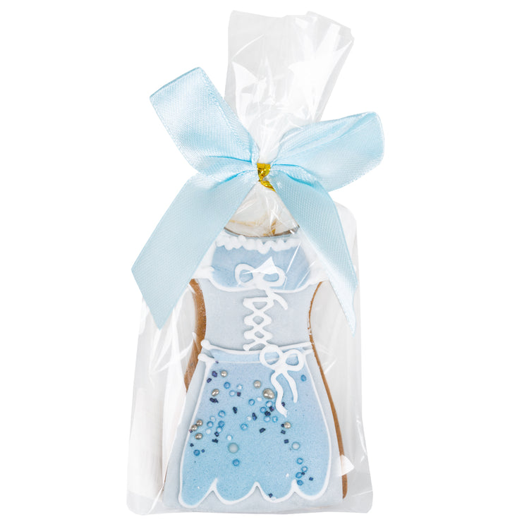Lebkuchen Keks Dirndl, blau