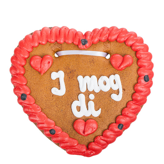 Wiesn Lebkuchenherz "I mog di" 16cm