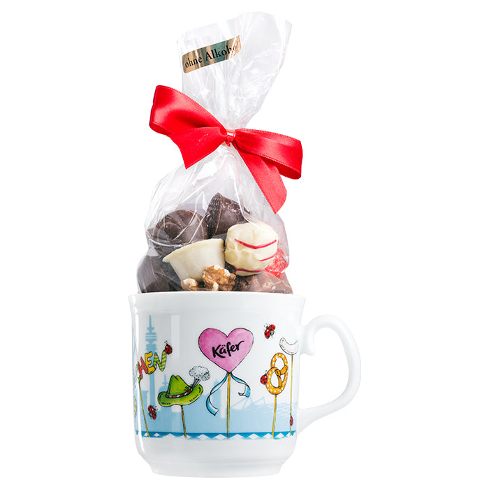 Haferl München mit Pralinen