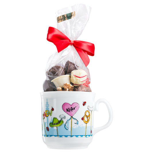 Haferl München mit Pralinen