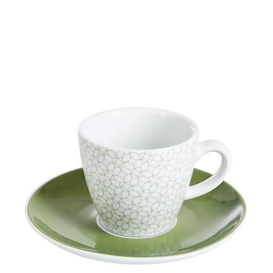 Set Green Beetle Espresso Tasse mit Untertasse -