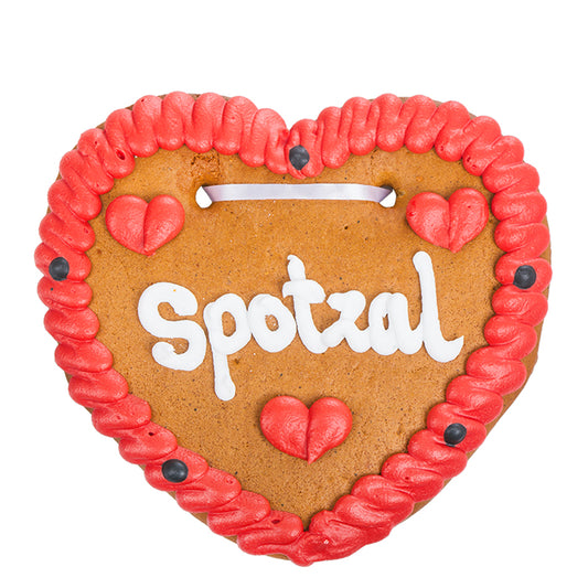 Wiesn Lebkuchenherz "Spotzal", 16cm