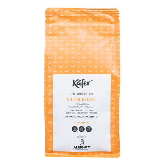 Filter Roast, gemahlen
