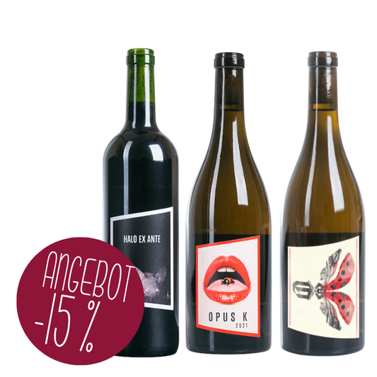 Künstlerwein Trio-Set, Rheinhessen, Deutschland