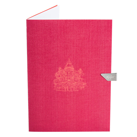 Käfer Grußkarte rot