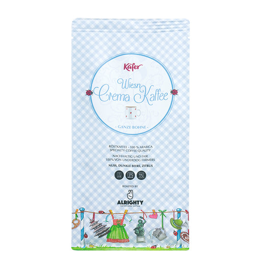 Wiesn Crema Kaffee, ganze Bohne