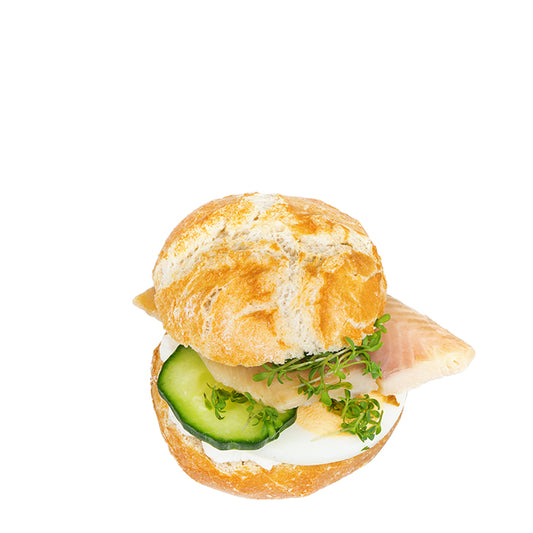 Räucherforelle Minisemmel