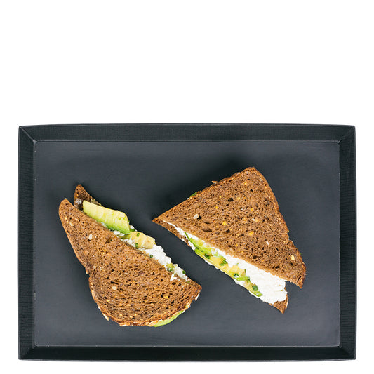 Avocado Hüttenkäse Pausenbrot
