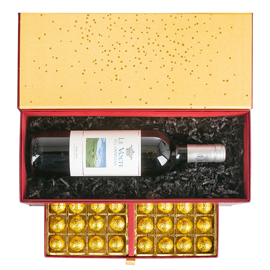 Geschenkbox mit Le Volte und Pralinen