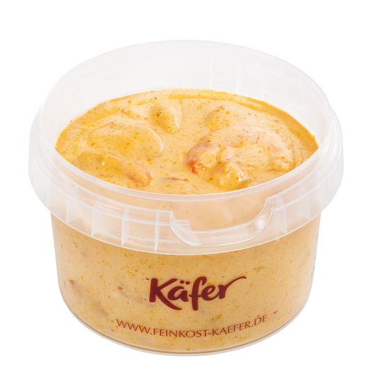 Gambas Shogun mit Mango Curry Sauce