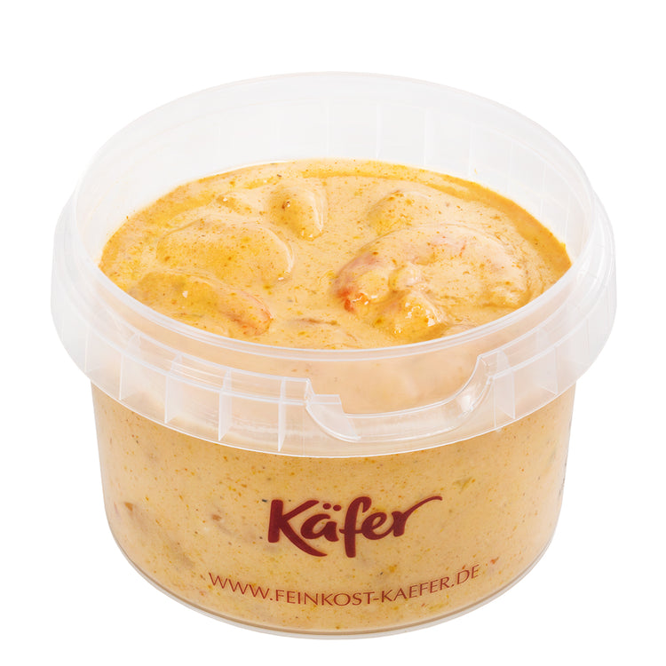 Gambas Shogun mit Mango Curry Sauce