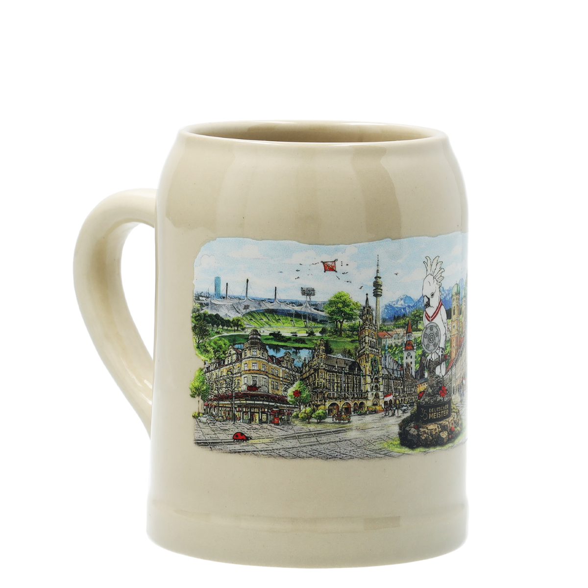 FC Bayern x Käfer Bierkrug Kakadu - Deutscher Meister 2026, 0,5l