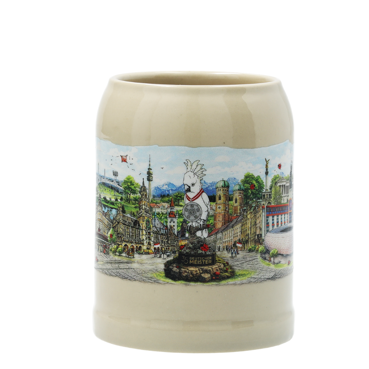 FC Bayern x Käfer Bierkrug Kakadu - Deutscher Meister 2026, 0,5l