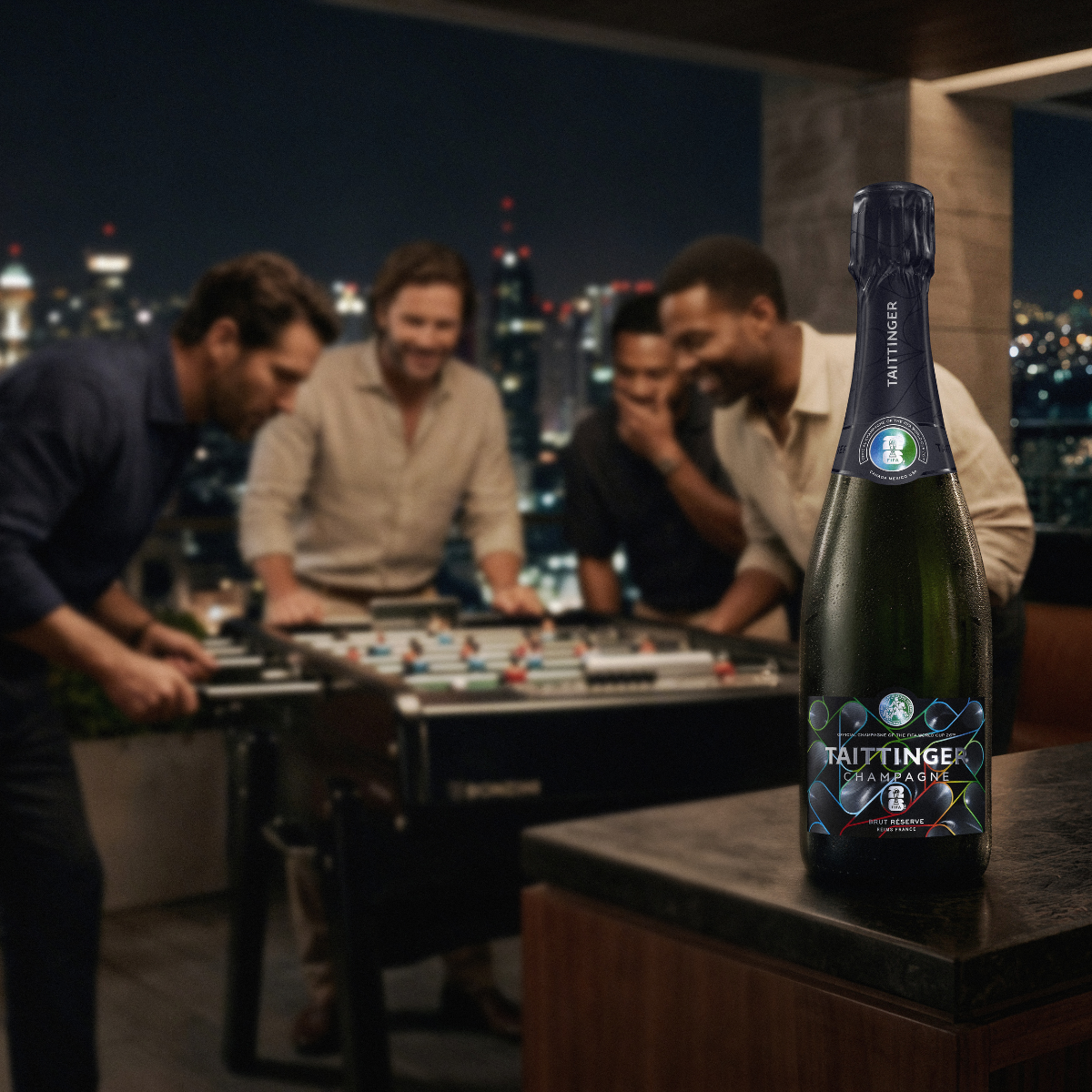Taittinger Brut Reserve Limited Edition FIFA Champagner