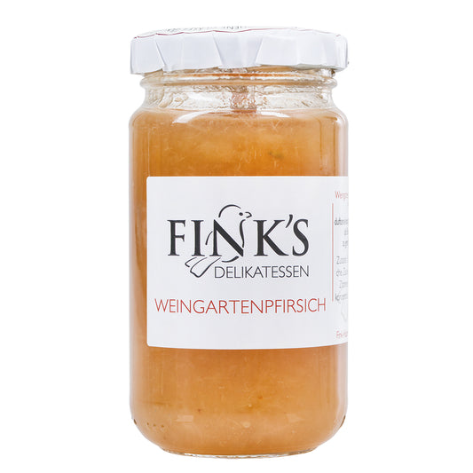 Weingartenpfirsich Aufstrich mit Lavendel