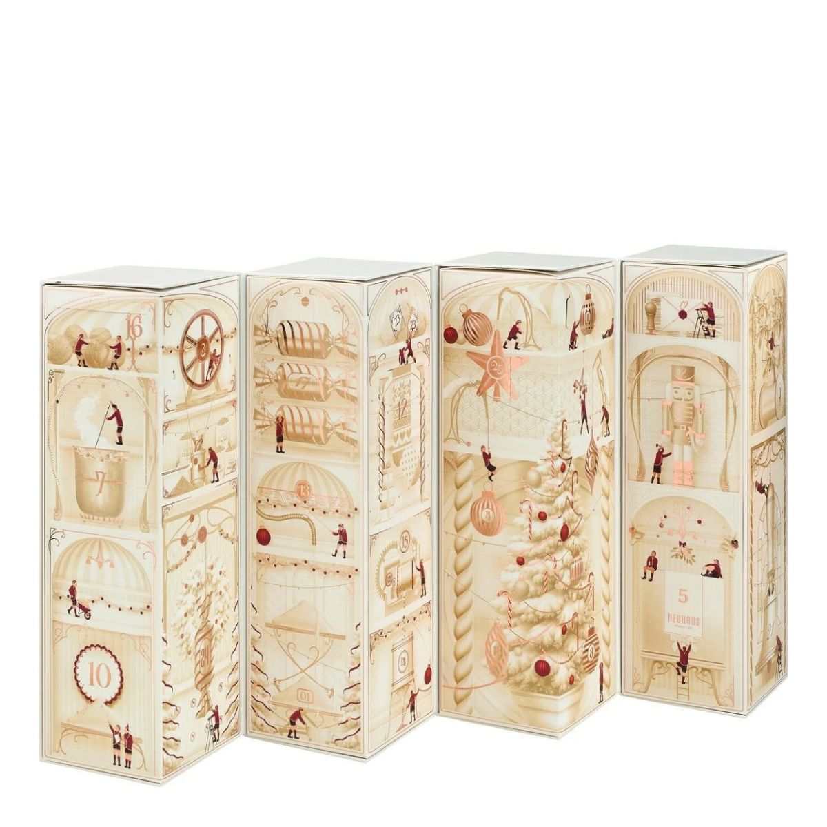 Adventskalender zum Teilen, 74 Stück, alkoholfrei