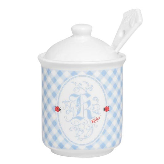 Bayern Senftöpfchen mit Löffel "K"